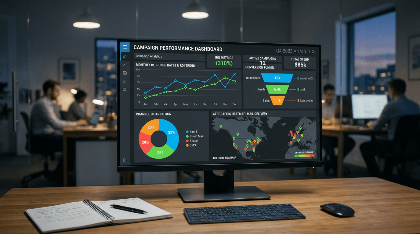 Multi-channel follow-up performance tracking and open rates