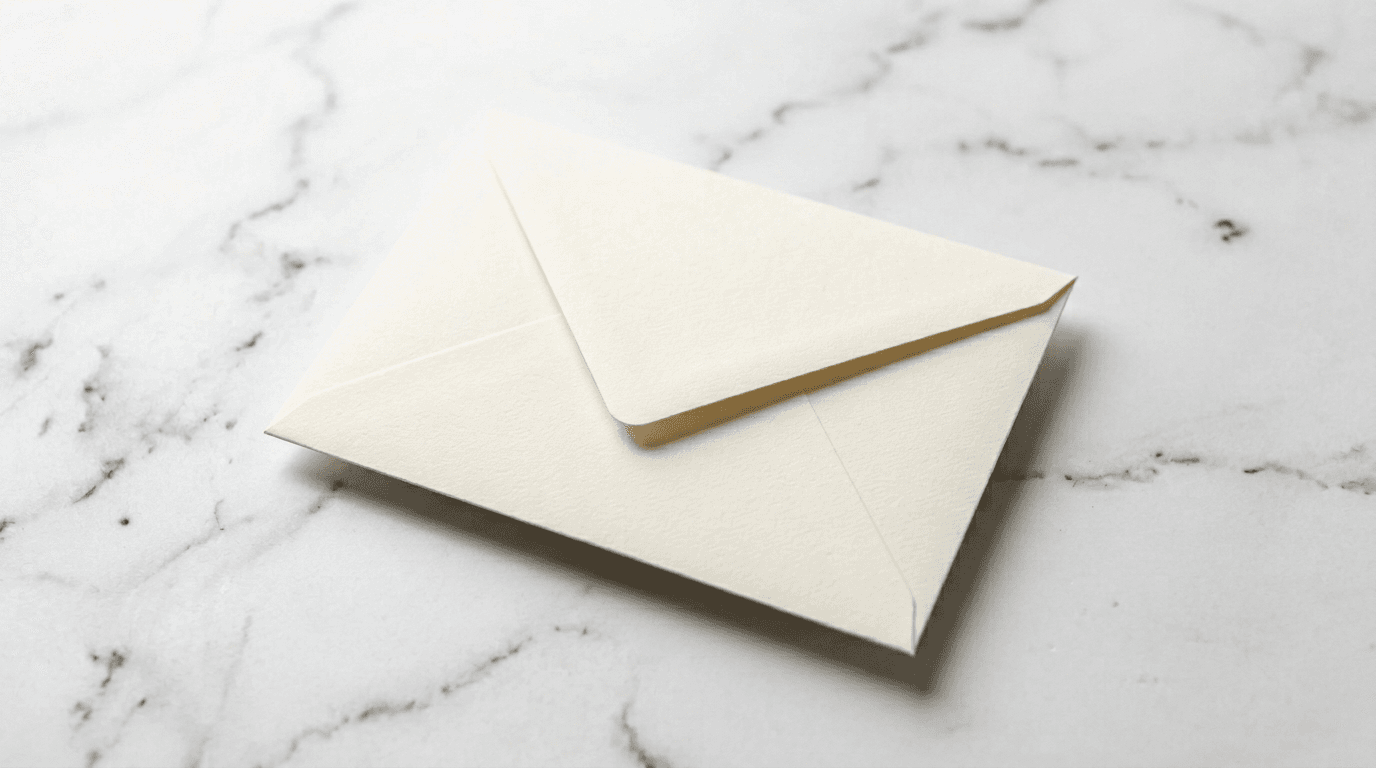 A7 Greeting Card - mail envelope option for sending letters online in Canada