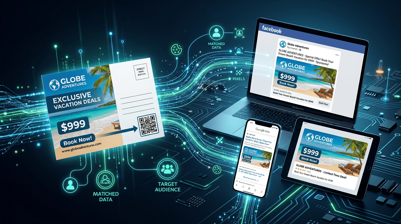 Digital Retargeting Match - Direct mail service by Direct Mail Solutions