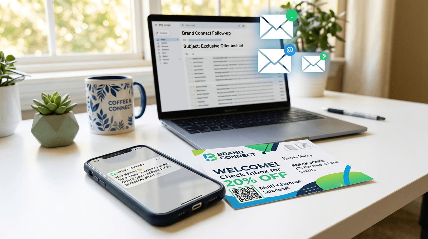 SMS & Email Follow-Up - Direct mail service by Direct Mail Solutions